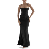 Vestido Longo Elegância Noturna – Vestimi