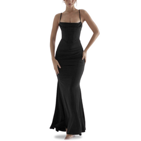 Vestido Longo Elegância Noturna – Vestimi