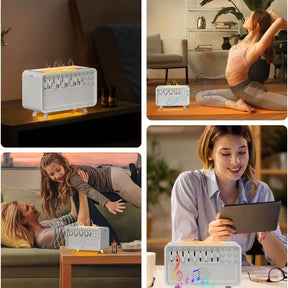 humidificador de ar com ruído branco anti-insônia