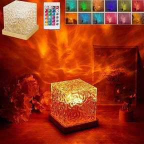 Luminária portátil simuladora de oceano